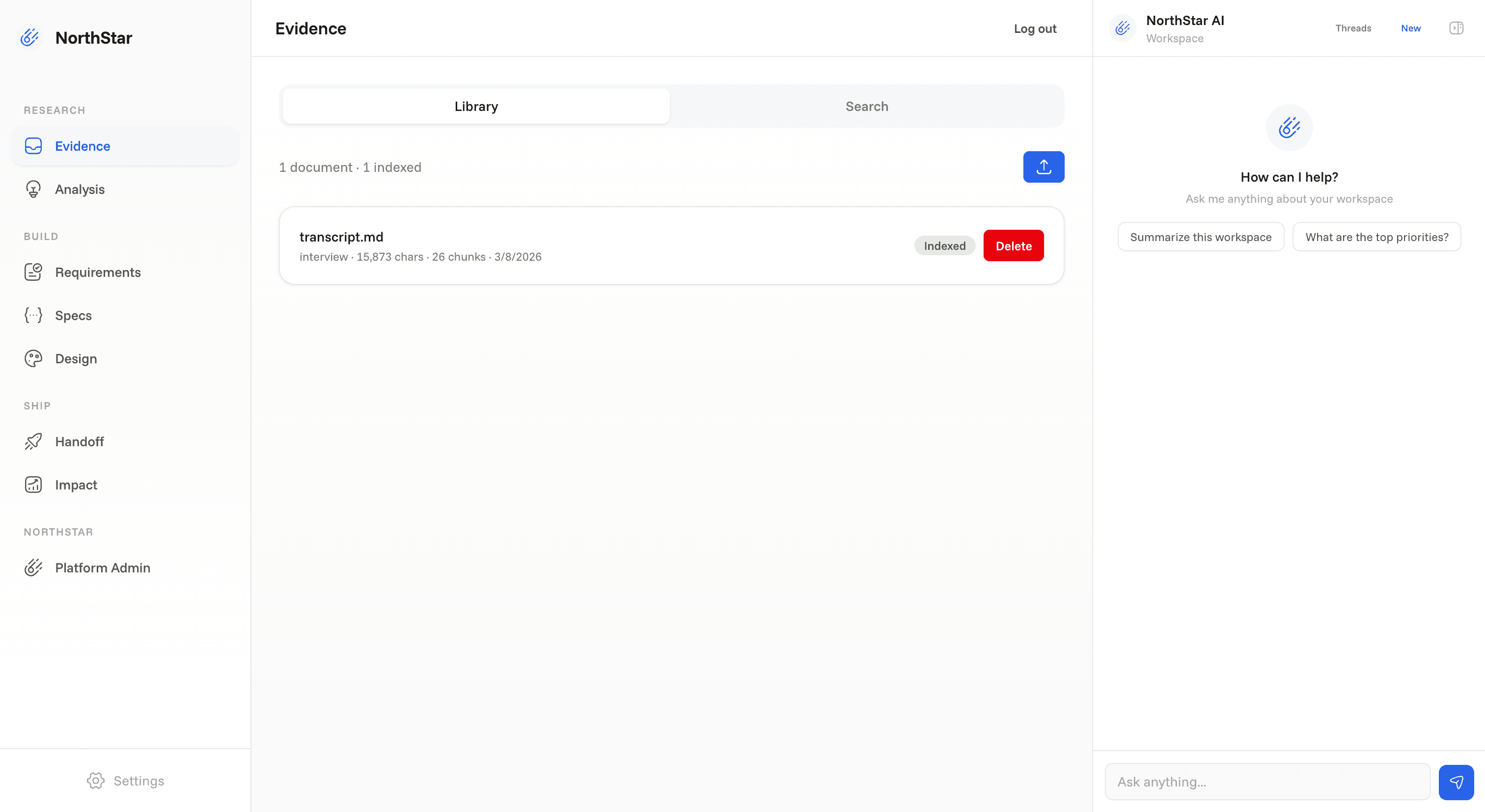 Ingest dashboard showing unified customer signals from multiple sources